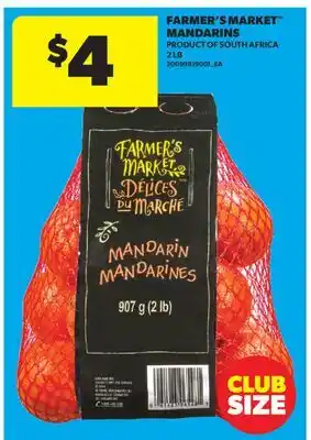 Real Canadian Superstore FARMER'S MARKET MANDARINS, 2 LB offer
