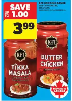 Real Canadian Superstore KFI COOKING SAUCE, 375/395 ML offer