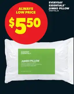 Real Canadian Superstore EVERYDAY ESSENTIALS JUMBO PILLOW offer