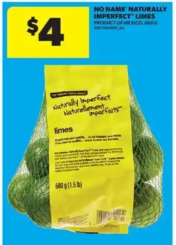 Real Canadian Superstore NO NAME NATURALLY IMPERFECT LIMES offer