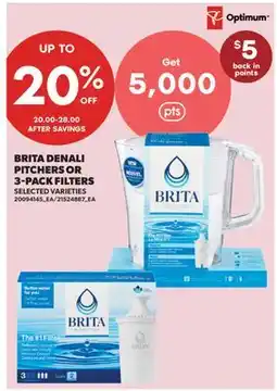 Real Canadian Superstore BRITA DENALI PITCHERS OR 3-PACK FILTERS offer