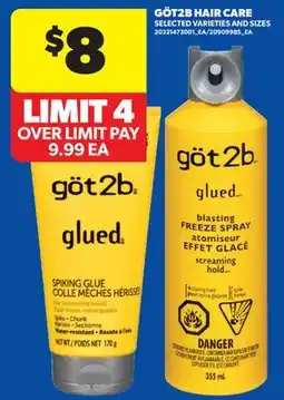 Real Canadian Superstore GÖT2B HAIR CARE offer