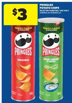 Real Canadian Superstore PRINGLES POTATO CHIPS, 148/156 G offer