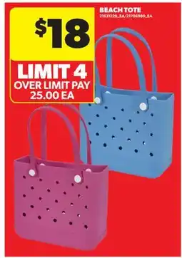 Real Canadian Superstore BEACH TOTE offer