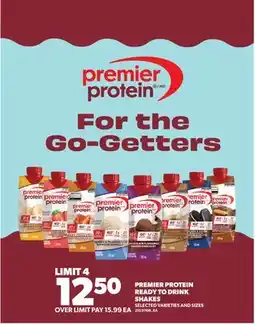 Real Canadian Superstore PREMIER PROTEIN READY TO DRINK SHAKES offer