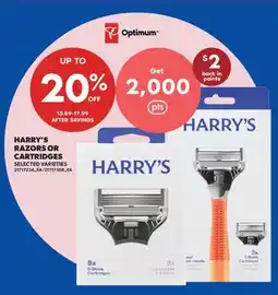 Real Canadian Superstore HARRY'S RAZORS OR CARTRIDGES offer