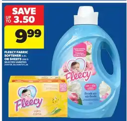 Real Canadian Superstore FLEECY FABRIC SOFTENER, 3.5 L OR SHEETS, 200' S offer