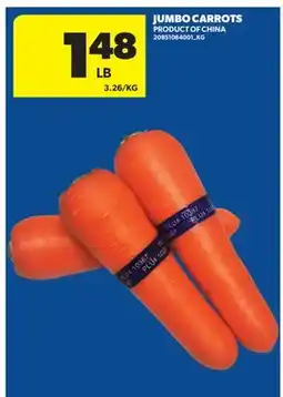 Real Canadian Superstore JUMBO CARROTS offer
