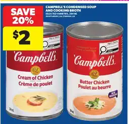 Real Canadian Superstore CAMPBELL'S CONDENSED SOUP AND COOKING BROTH offer