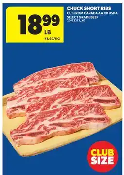 Real Canadian Superstore CHUCK SHORT RIBS offer