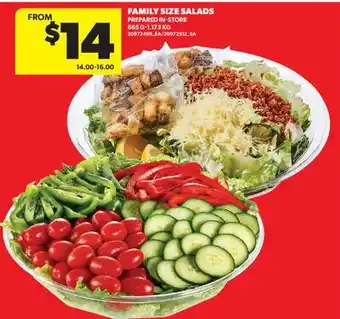Real Canadian Superstore FAMILY SIZE SALADS, 665 G-1.173 KG offer