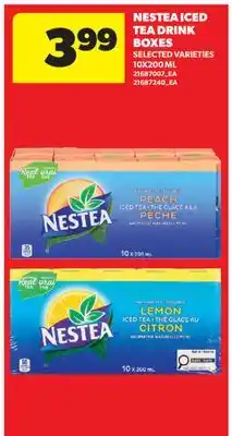 Real Canadian Superstore NESTEA ICED TEA DRINK BOXES offer