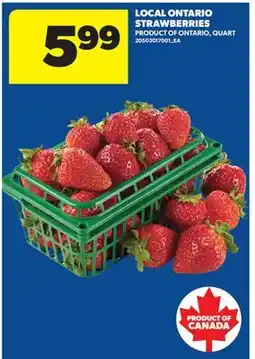 Real Canadian Superstore LOCAL ONTARIO STRAWBERRIES offer