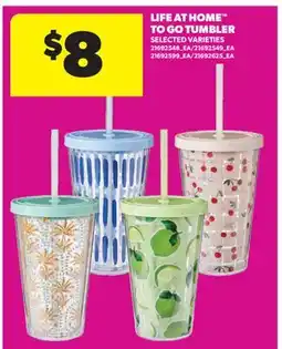 Real Canadian Superstore LIFE AT HOME TO GO TUMBLER offer