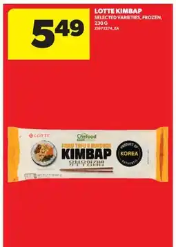 Real Canadian Superstore LOTTE KIMBAP offer