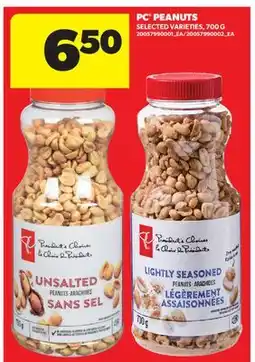 Real Canadian Superstore PC PEANUTS offer