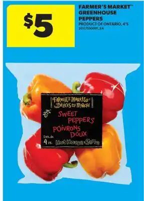 Real Canadian Superstore FARMER'S MARKET GREENHOUSE PEPPERS, 4'S offer