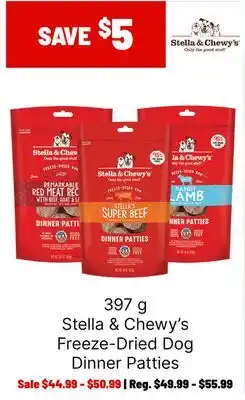 Ren’s Pets Depot Stella & Chewy's Freeze-Dried Dog Dinner Patties offer