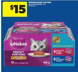 Real Canadian Superstore WHISKAS WET CAT FOO, 12'S offer