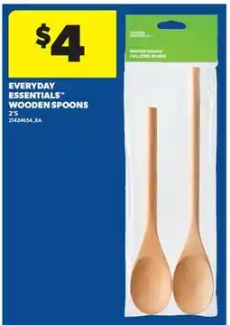 Real Canadian Superstore EVERYDAY ESSENTIALS WOODEN SPOONS 2' S offer