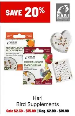 Ren’s Pets Depot Hari Bird Supplements offer