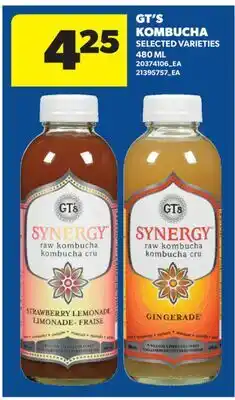 Real Canadian Superstore GT'S KOMBUCHA offer
