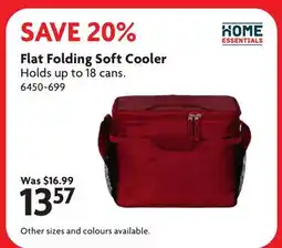 Home Hardware Flat Folding Soft Cooler offer