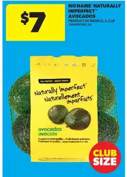 Real Canadian Superstore NO NAME NATURALLY IMPERFECT AVOCADOS, 2.2 LB offer