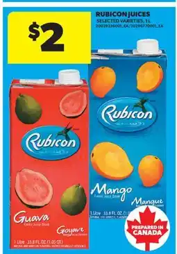 Real Canadian Superstore RUBICON JUICES offer