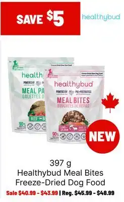 Ren’s Pets Depot Healthybud Meal Bites Freeze-Dried Dog Food offer