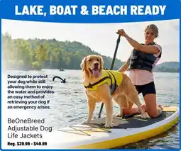 Ren’s Pets Depot BeOneBreed Adjustable Dog Life Jackets offer