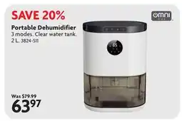 Home Hardware Portable Dehumidifier offer