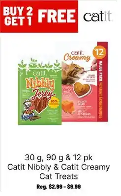 Ren’s Pets Depot Catit Nibbly & Catit Creamy Cat Treats offer