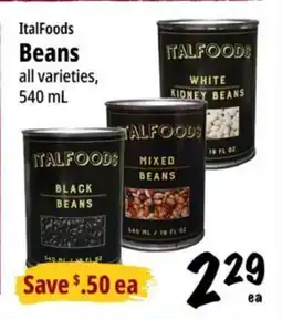 Farm Boy ItalFoods Beans offer
