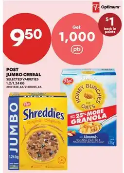 Real Canadian Superstore POST JUMBO CEREAL, 1.2/1 offer