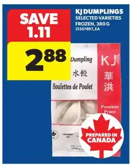 Real Canadian Superstore KJ DUMPLINGS offer