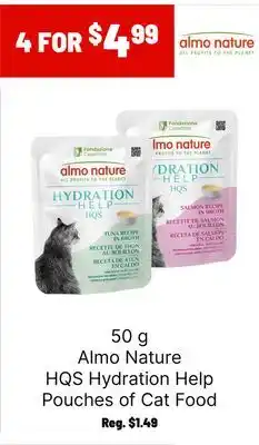Ren’s Pets Depot Almo Nature HQS Hydration Help Pouches of Cat Food offer