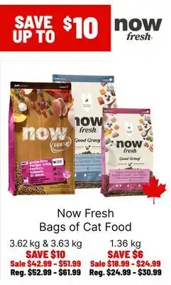 Ren’s Pets Depot Now Fresh Bags of Cat Food offer