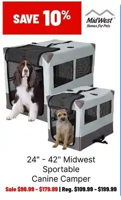 Ren’s Pets Depot 24-42 Midwest Sportable Canine Camper offer