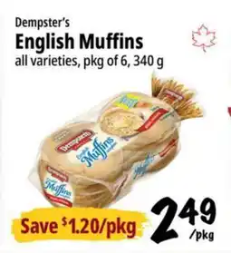 Farm Boy Dempster's English Muffins offer