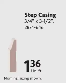 Home Hardware Modern Moulding Step Casing offer