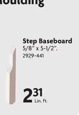 Home Hardware Step Baseboard offer