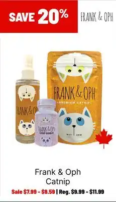 Ren’s Pets Depot Frank & Oph Catnip offer