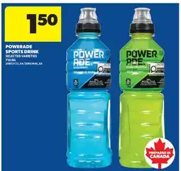 Real Canadian Superstore POWERADE SPORTS DRINK offer