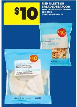 Real Canadian Superstore FISH FILLETS OR BREADED SEAFOOD offer