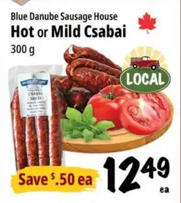 Farm Boy Blue Danube Sausage House Hot or Mild Csabai offer