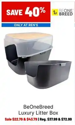 Ren’s Pets Depot BeOneBreed Luxury Litter Box offer