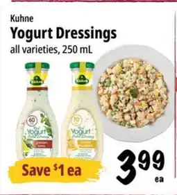 Farm Boy Kuhne Yogurt Dressings offer