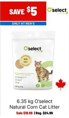 Ren’s Pets Depot O'select Natural Corn Cat Litter offer
