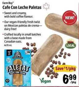 Farm Boy Farm Boy Cafe Con Leche Paletas offer